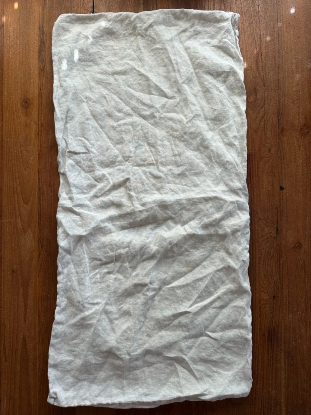 West Elm Belgian Flax Linen King Pillow Sham 20x36 Neutral Oatmeal Quiet Luxury